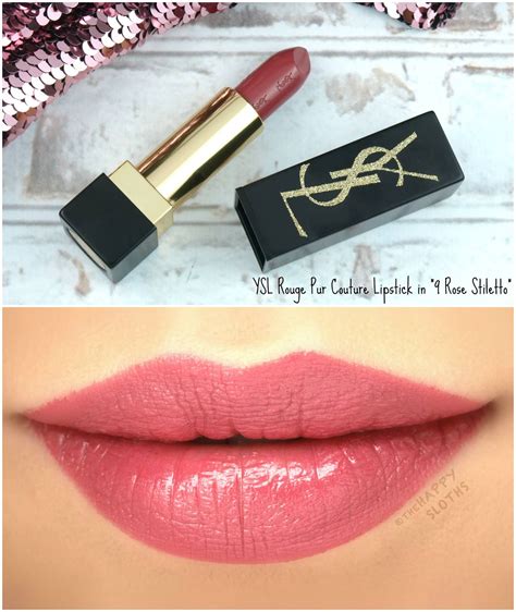 pink lipstick with gold shimmer ysl|ysl lipstick review.